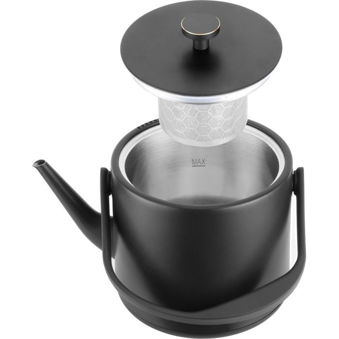 Waterkoker – Retro design & temperatuurregeling – CATLER BM 501 Victoria – RVS/zwart – 1,7 L