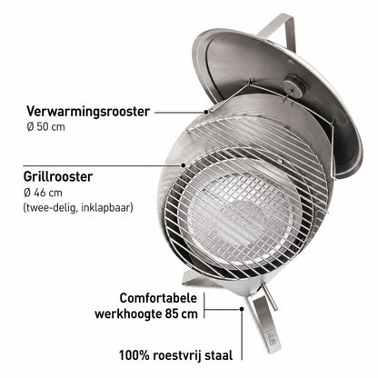Houtskoolbarbecue–HÖFATS_Cone–RVS–Ø_60_cm-9