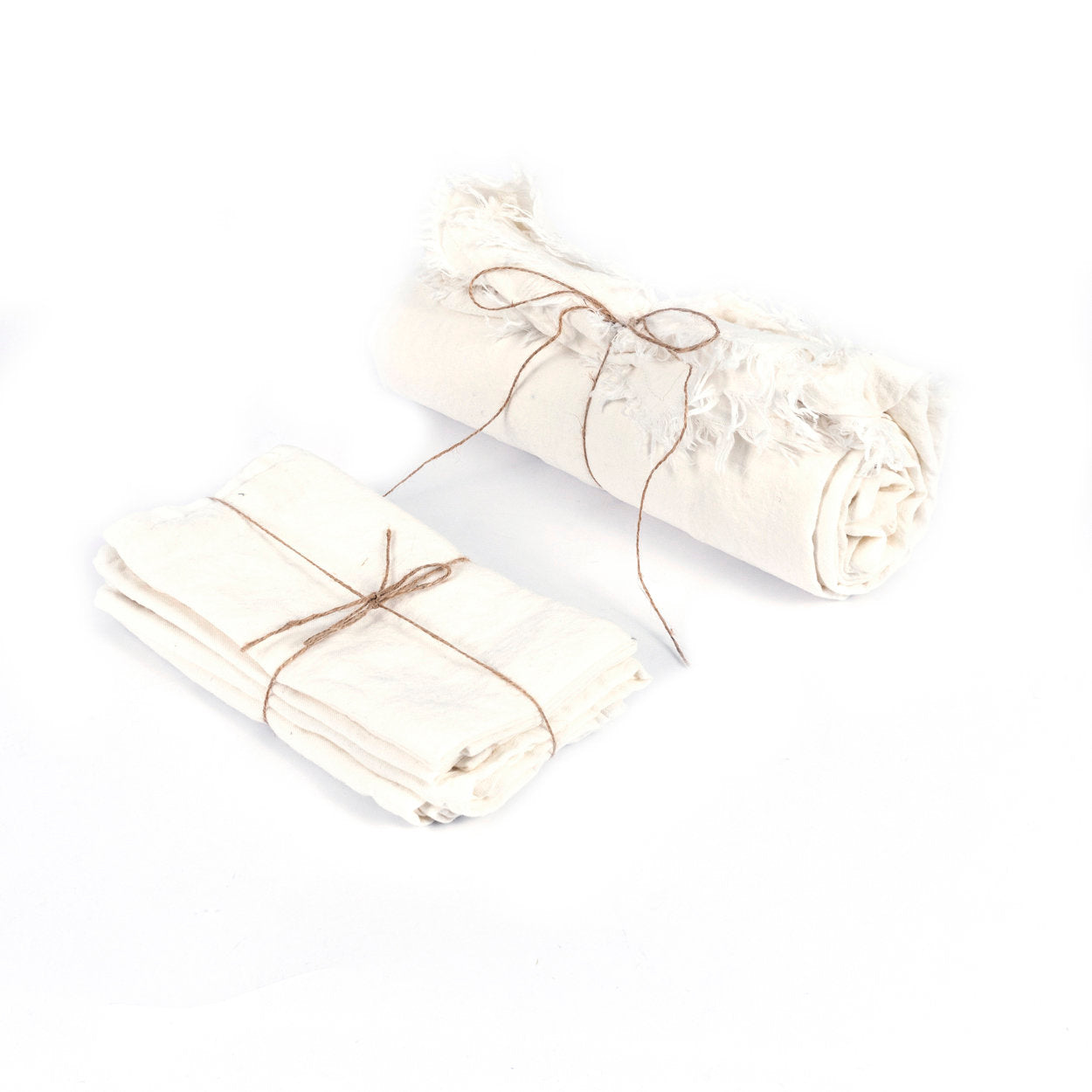 Linnen Tafelkleed 150x200 cm – BAZAR BIZAR – Wit Naturel