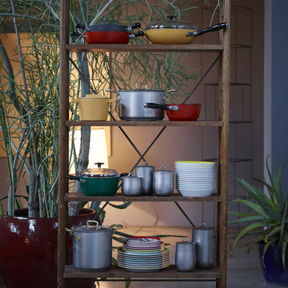 Wokpan  – SAMBONET Vintage Spadella – geel – Ø 28 cm – Vintage design & professionele warmteverdeling